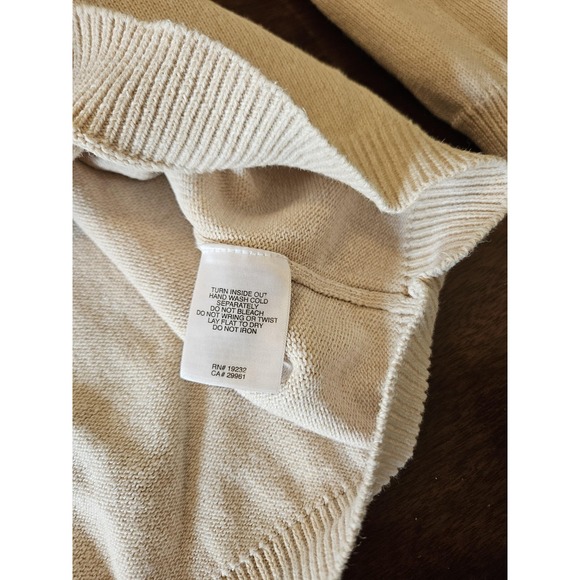 Alfred Dunner Sweater Womens 2X Ecru Embroidered Floral Granny Chic Cottagecore - Picture 8 of 12